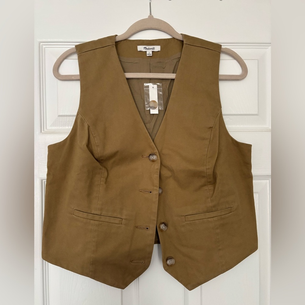 Madewell Tan Women's Vest